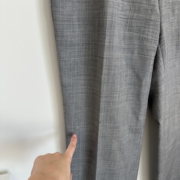 Tory Burch Gray Wool Blend Dress Pants Trousers Women's Size 8 - Picture 2 of 4